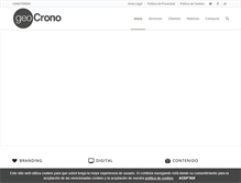Tablet Screenshot of geocrono.com
